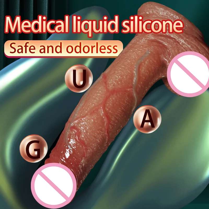 Small Dildos With Vibrator Egg Thrusting Big Dildo Realistic Vibrating Dick G-spot Stimulation Anal Vibrating Sex Toy for Women