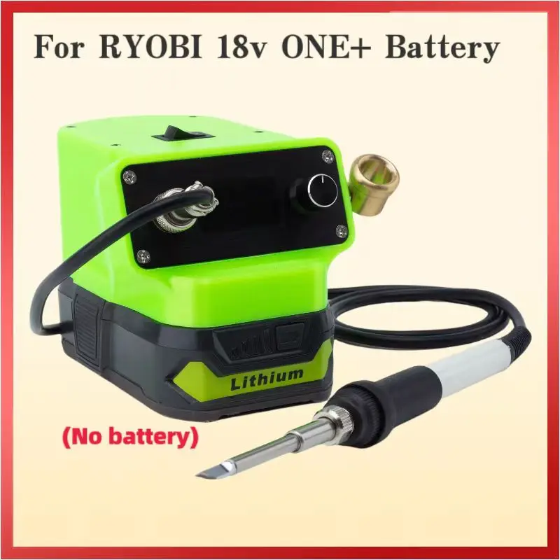 

FOR Ryobi 18V Lithium Battery Cordless Welding Station Power Supply T12 Soldering Iron Welding Tool Kit (Battery Not Included)