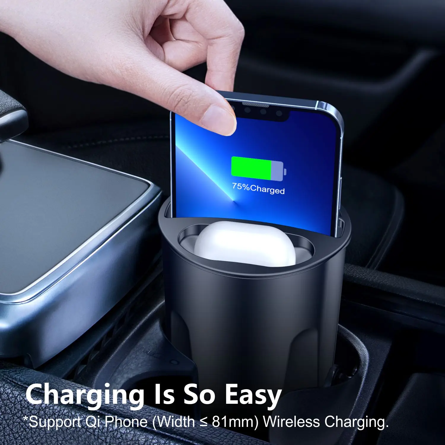 4in1 Wireless Charger Car Cup Wireless Charger For Iphone Apple Huawei Samsung car wireless charging