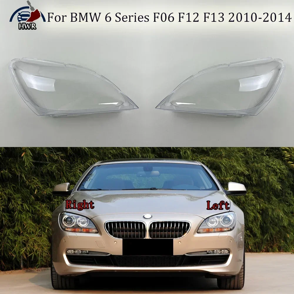 

Для BMW 6 серии F06 F12 F13 2010 ~ 2014 галогенная передняя фара в виде прозрачного абажура, линза из плексигласа
