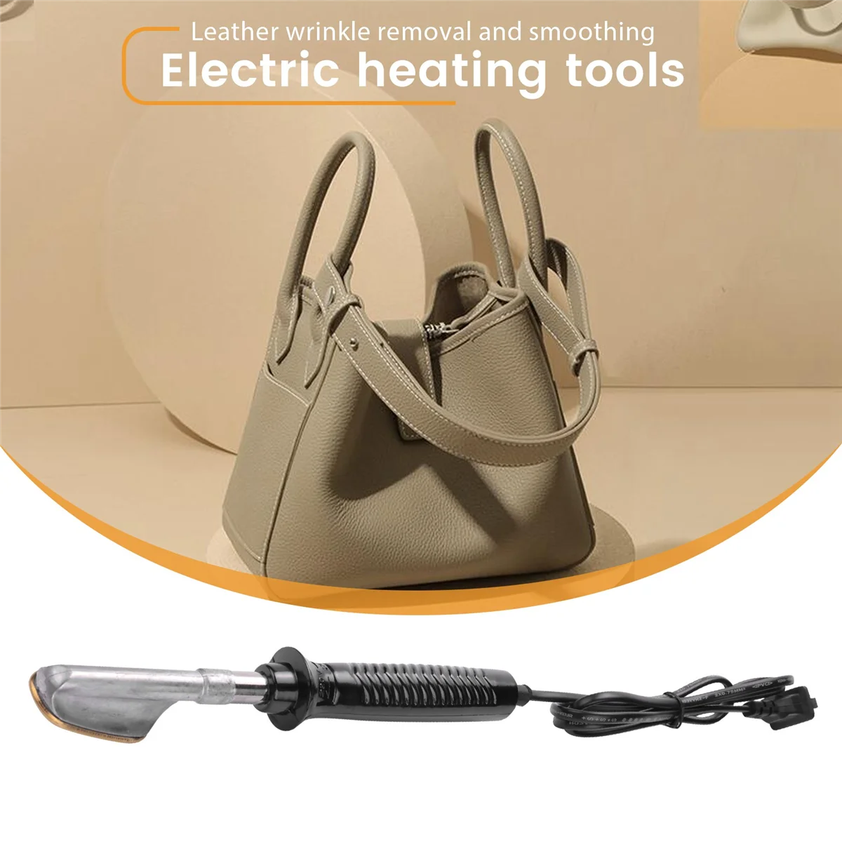 SLQZT Electric Soldering Iron with Plastic Handle Flat Tip for Car Bumper Repair Hand Welding Tools EU Plug