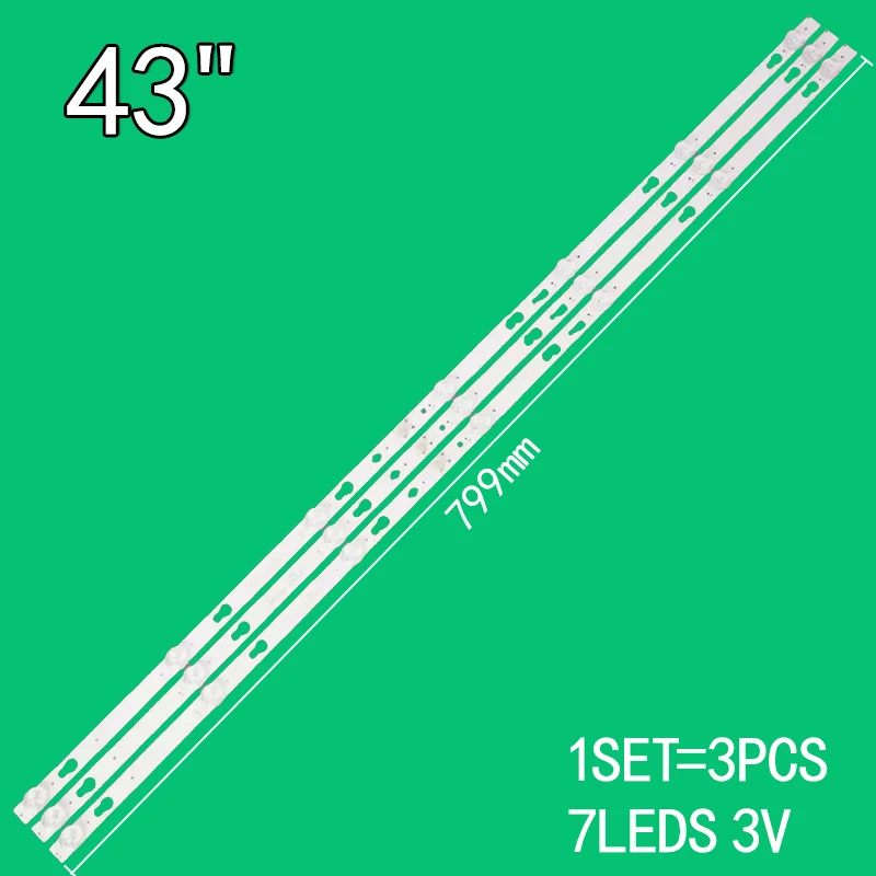 

For 43 "TV TCL 43D07-ZC22AG-05 L43M5-5ASP LT-43T510F LVF430LGDX 4C-LB430T-HRC 4C-LB430T-XR3 JFA JL.D43071330-004AS-M_V01