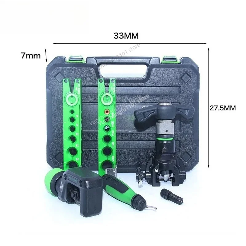 Manual & Semi‑Automatic Lightweight Tube Expander, Universal Ratchet Handle Tube Expanding Tool with Positioning Slider