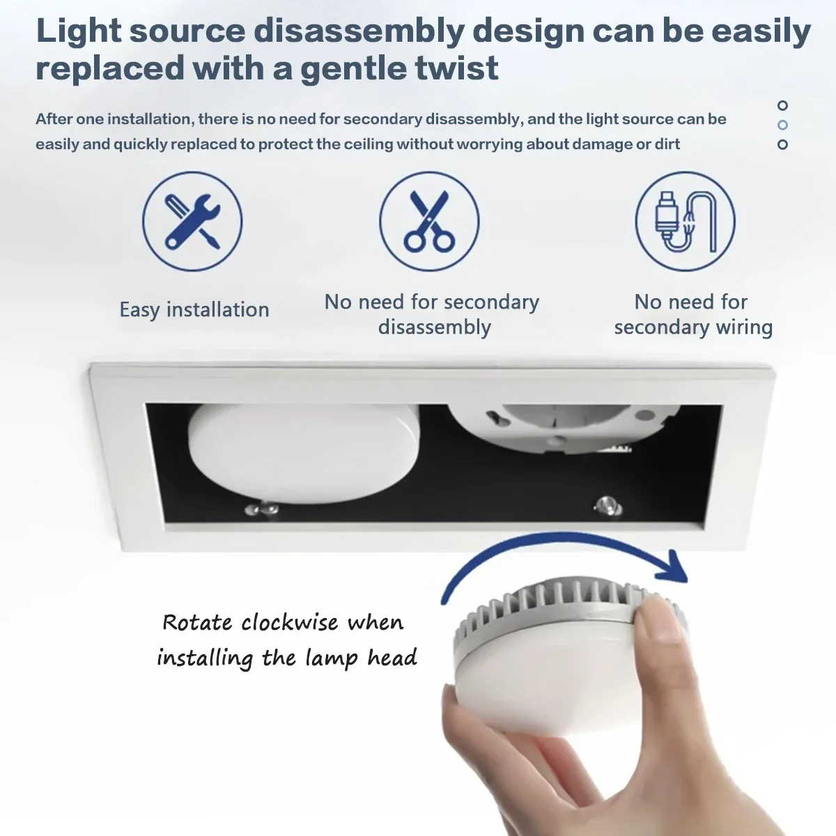 Led بقعة ضوء GX53 LED لمبة 220 فولت 5 واط-15 واط متجمد عفريت ضوء بارد 3000 كيلو 4000 كيلو 6000 كيلو عاكس 60 واط تجهيزات التحديثية المكافئة #5