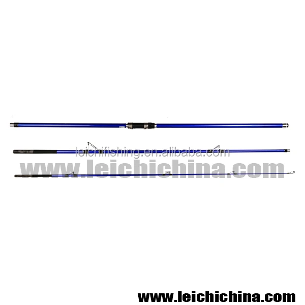 3 Section blue color fishing rod surf casting