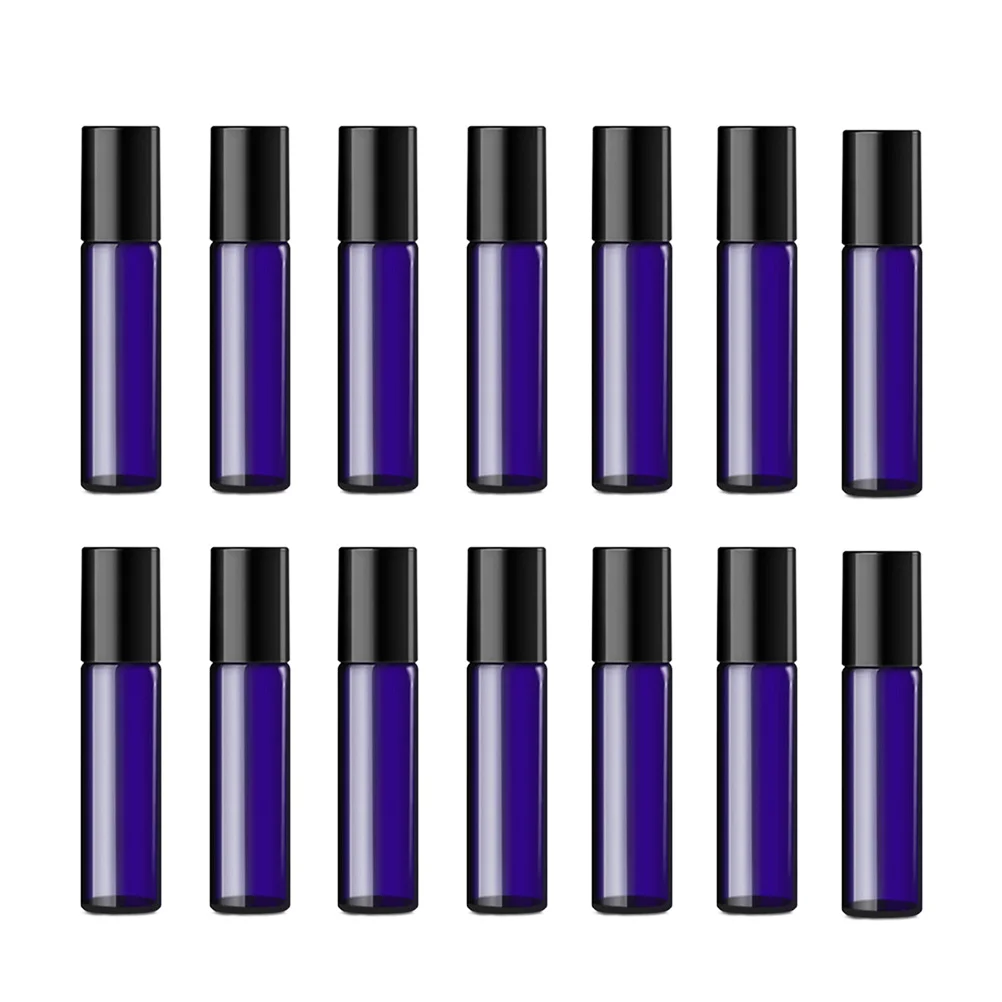 24 قطعة 5 مللي زجاجة لفة على عبوة فرعية للزيوت العطرية زجاجة متينة مانعة للتسرب قابلة لإعادة الملء #4