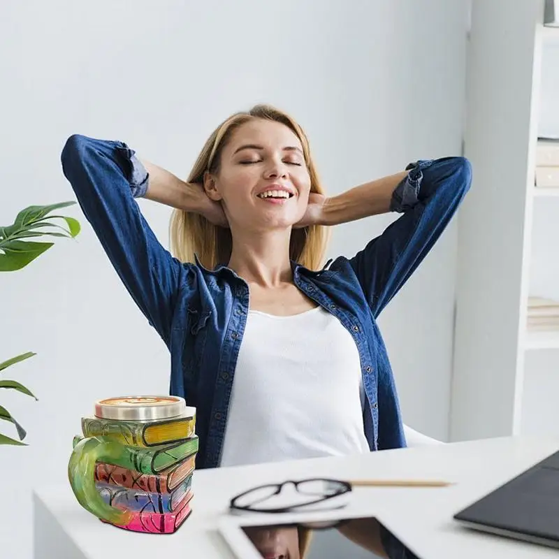 

Окрашенная книжная кружка, цветная книжная кофейная кружка, большая емкость, посуда для напитков, гаджеты, кухонные принадлежности для питья чая, латте, какао-молока