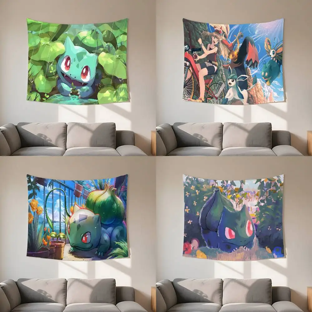 Tapisseries personnalisables M-Anime W-Po-kemonS de différents styles, tentures murales, impression de photos de célébrités, tentures murales