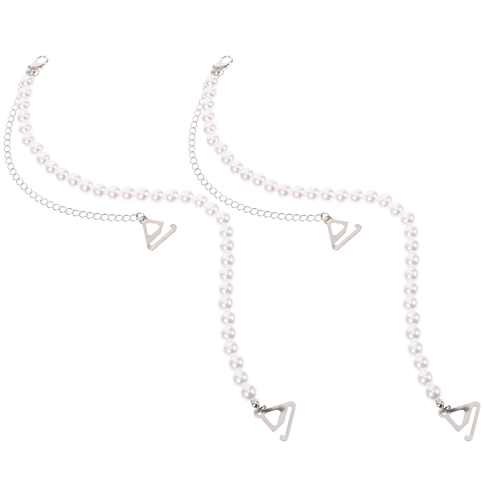 Elegante Perlen-BH-Träger, rutschfeste Ersatz-Schultergurte für trägerlose Kleider, BH-Kette, dekoratives Damenmode-Accessoire