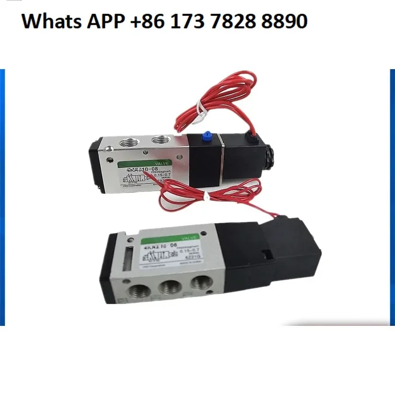 

New Pneumatic Solenoid Valve 4KA210-06 220 230-06 4KA310/320-08 Pneumatic Control Valve type Single Electric Control