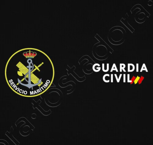 Guardia Civil Espana. Spanish Civil Guard Maritime Service T-Shirt Short Sleeve Casual 100% Cotton O-Neck Summer Mens T-shirt