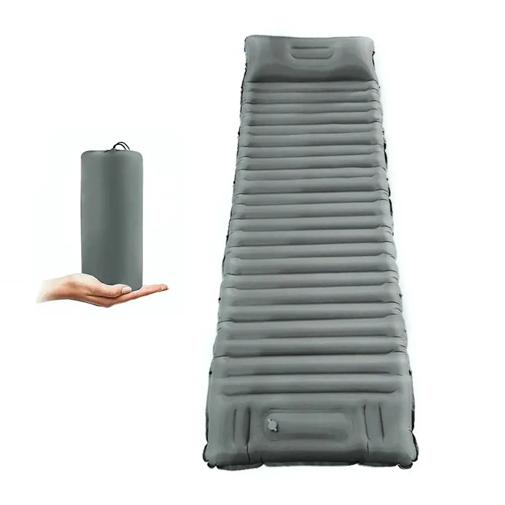 

Mat Ultralight Outdoor Inflatable Mattress Thicken with Pillow Air Cushion Foldable 10cm Thickness Camping Sleeping Pad Trekking