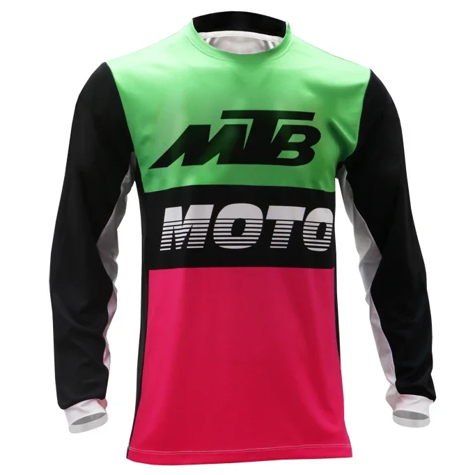 

The new mountain bike cross-country motorcycle breathable racing suit downhill short-sleeved jersey and quick-drying