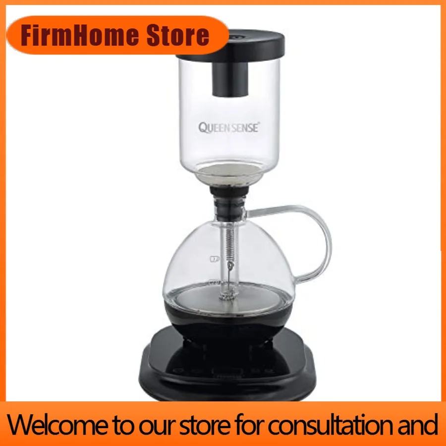 FirmHome Store[Factory Store] Patented Siphon/Syphon Coffee Maker Electric Vacuum Coffee Pot CM0601 Siphon Coffee Maker