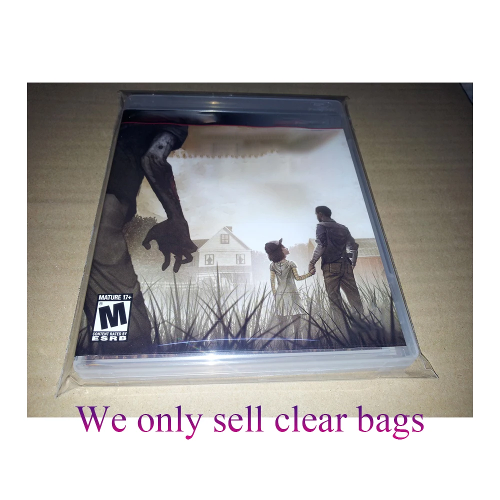 

50PCS Wholesale High Clear Cover Case For PS3 PS4 PS5 Game Protective Bag Moisture-proof Dust-proof Plastic Bag