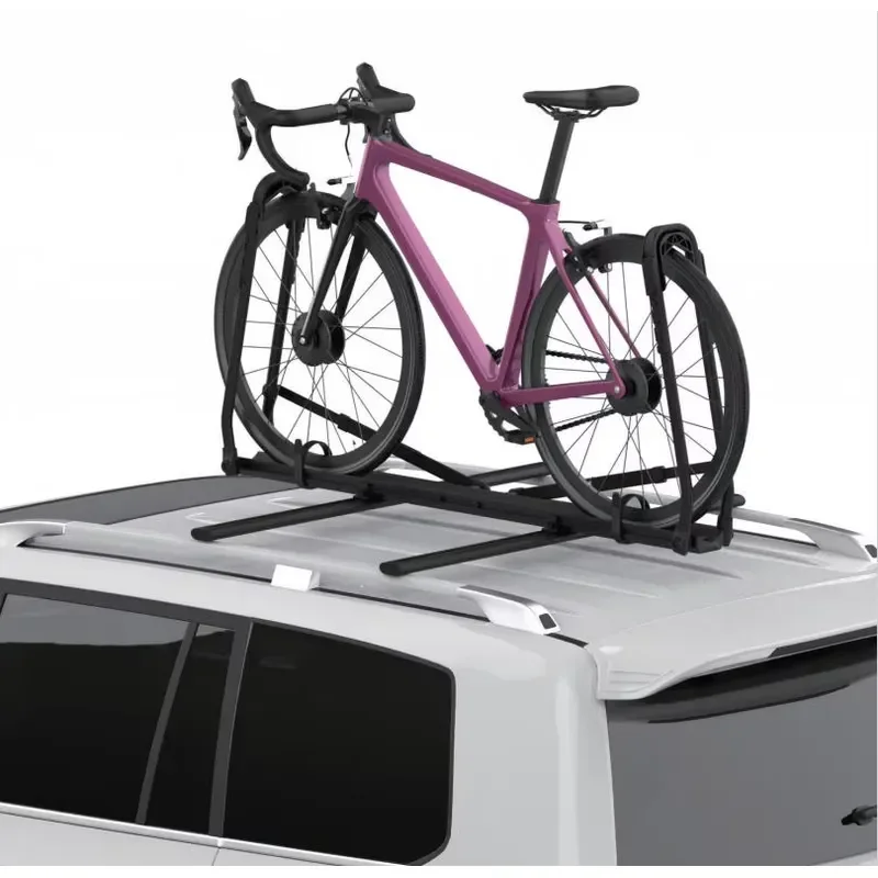 Aluminum Alloy Crossbar Compact Roof Bike Rack for Car Top with Easy Assembly Factory Price