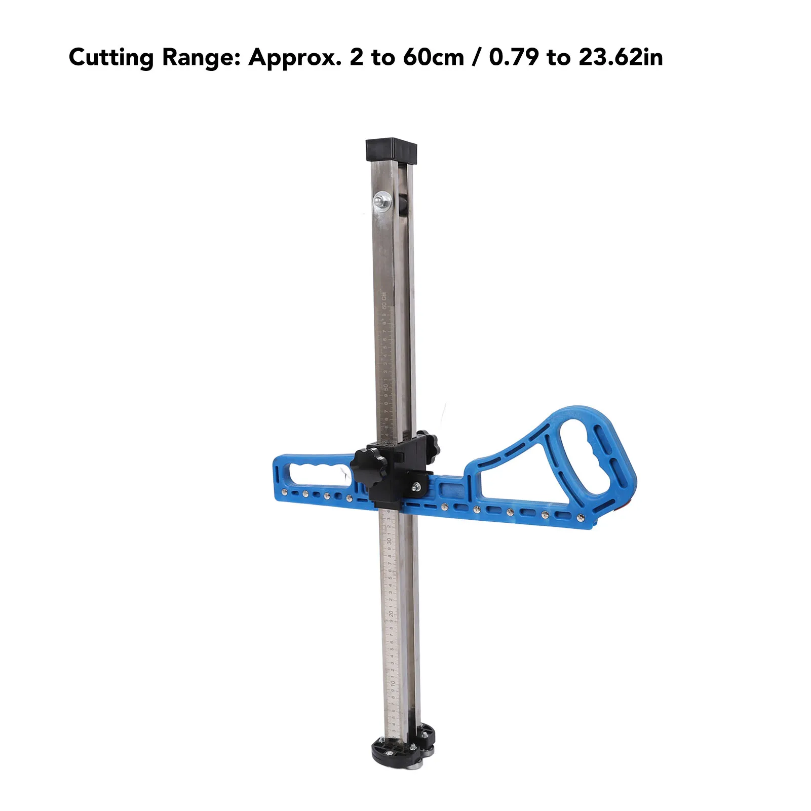 Cortador de drywall dobrável, lâmina dobrável de 2 a 60cm, ferramenta de corte portátil ajustável para placa de gesso