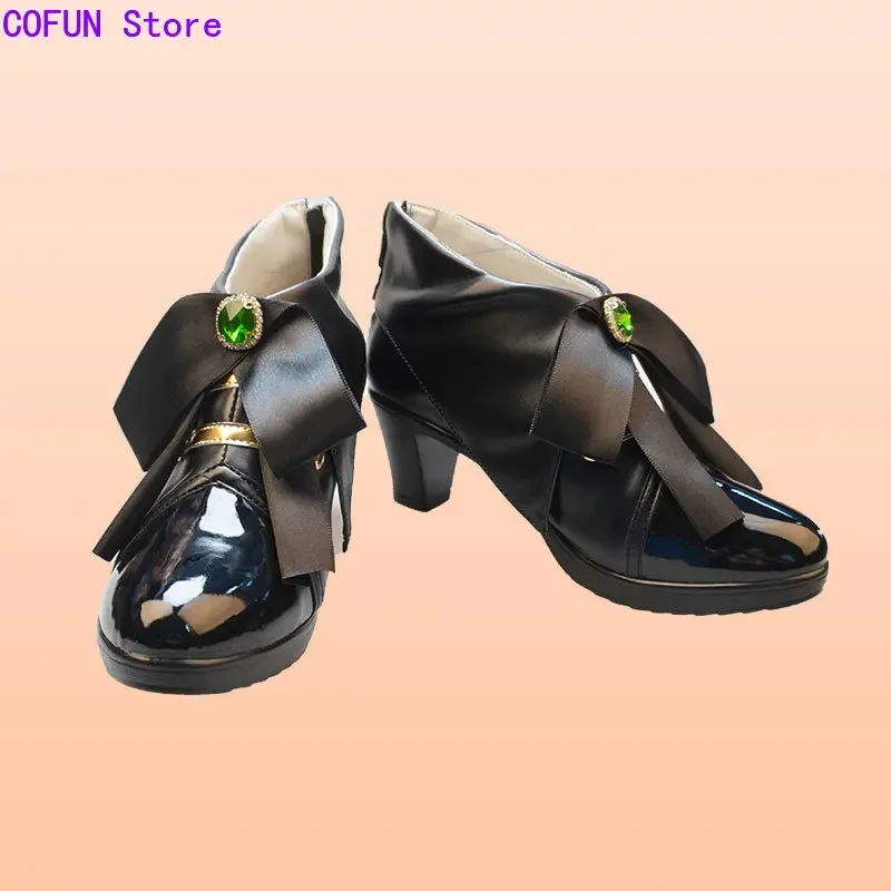Game Vtuber Kurumi Noah Cosplay Shoes Halloween Carnival Party Outfit Women Cosplay Shoes Anime