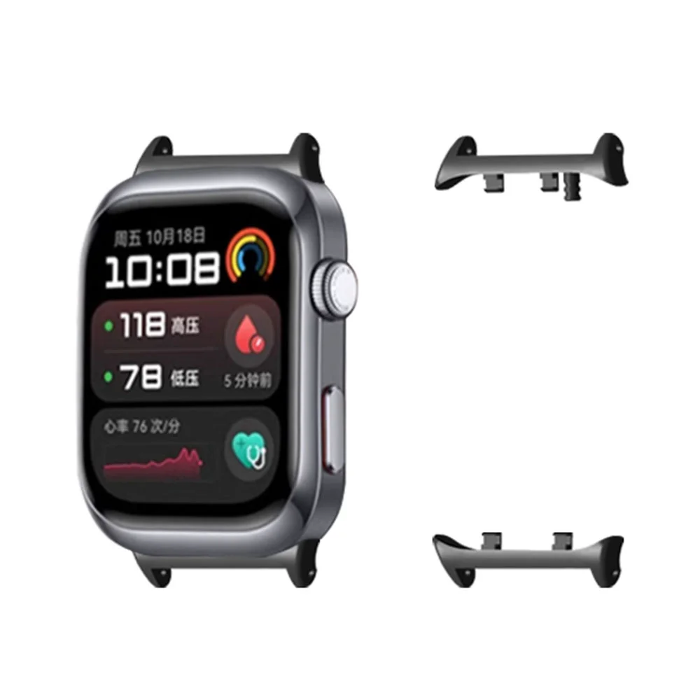 BEHUA 2 قطعة موصل معدني لساعة Huawei Watch D2 Smartwatch موصلات محول لملحقات سوار Huawei Watch D2