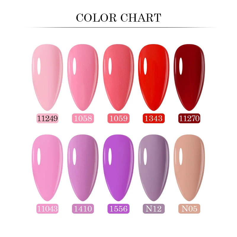 Arte Clavo 15 ml Roze Paarse Kleur Gel Nagellak Semi Permanente Effen Nagelgel Vernis Losweken UV Gel voor Base Top Coat Nagels