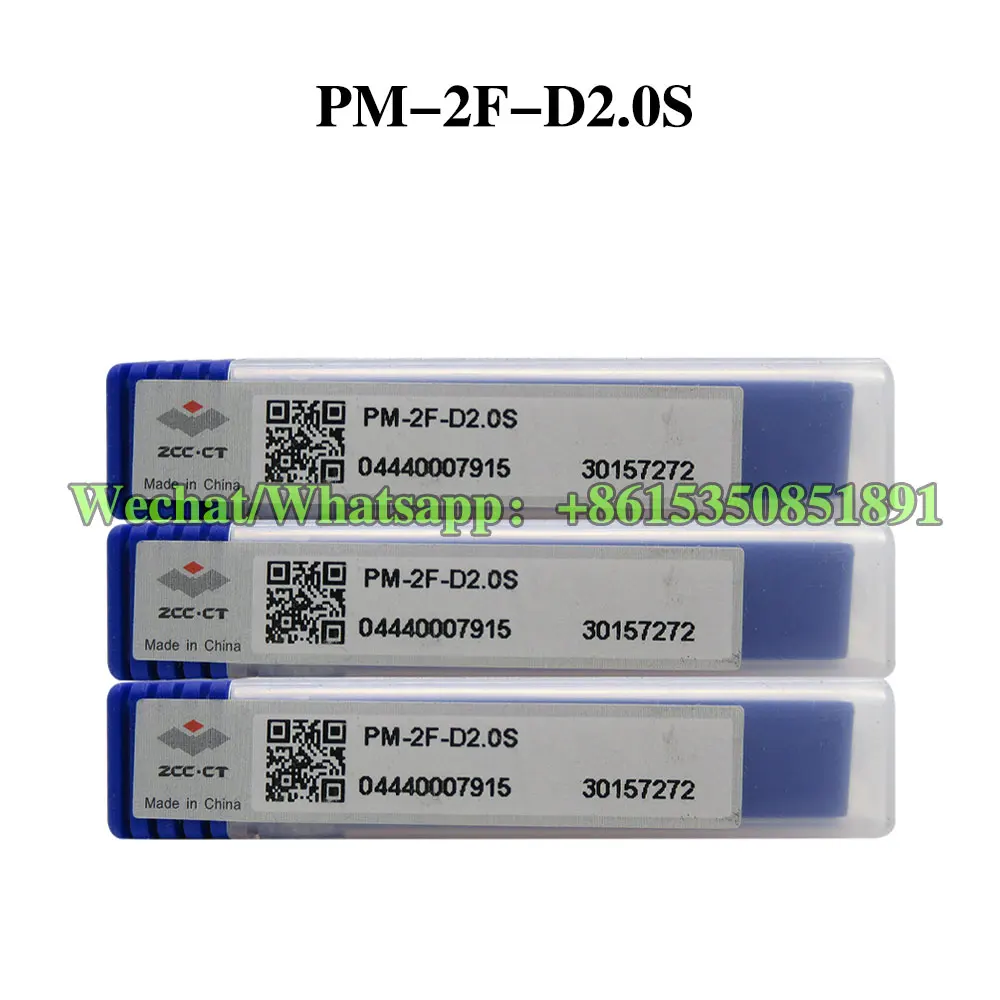 

ZCC CT PM-2F-D2.0S PM-2F-D3.0S PM-2F-D4.0S Твердосплавные концевые фрезы KMG405