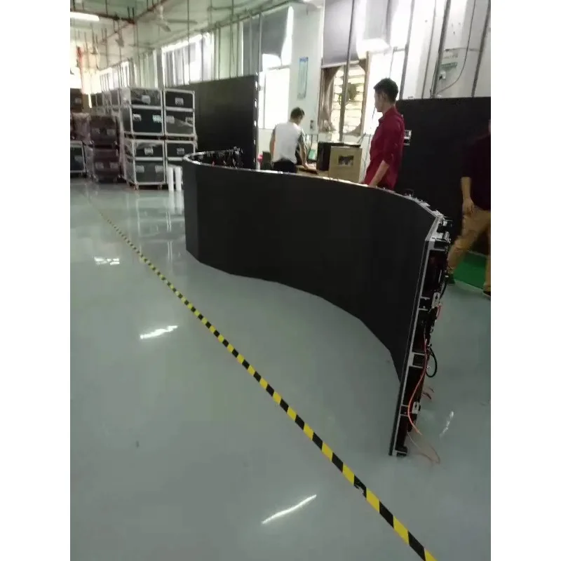 【Hot Sale】Stage Customized P2.6 P2.9 P3.9 P4.8 Curved Movable LED Display Screen Led Panel Indoor Outdoor Rental Flexible Front