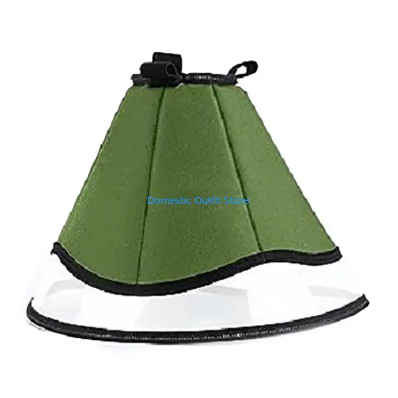 طوق التعافي البيطري للعناية بالحيوانات الأليفة، طوق جراحي على شكل دائرة، أطواق الكلاب للكلاب الكبيرة والمتوسطة 68TC