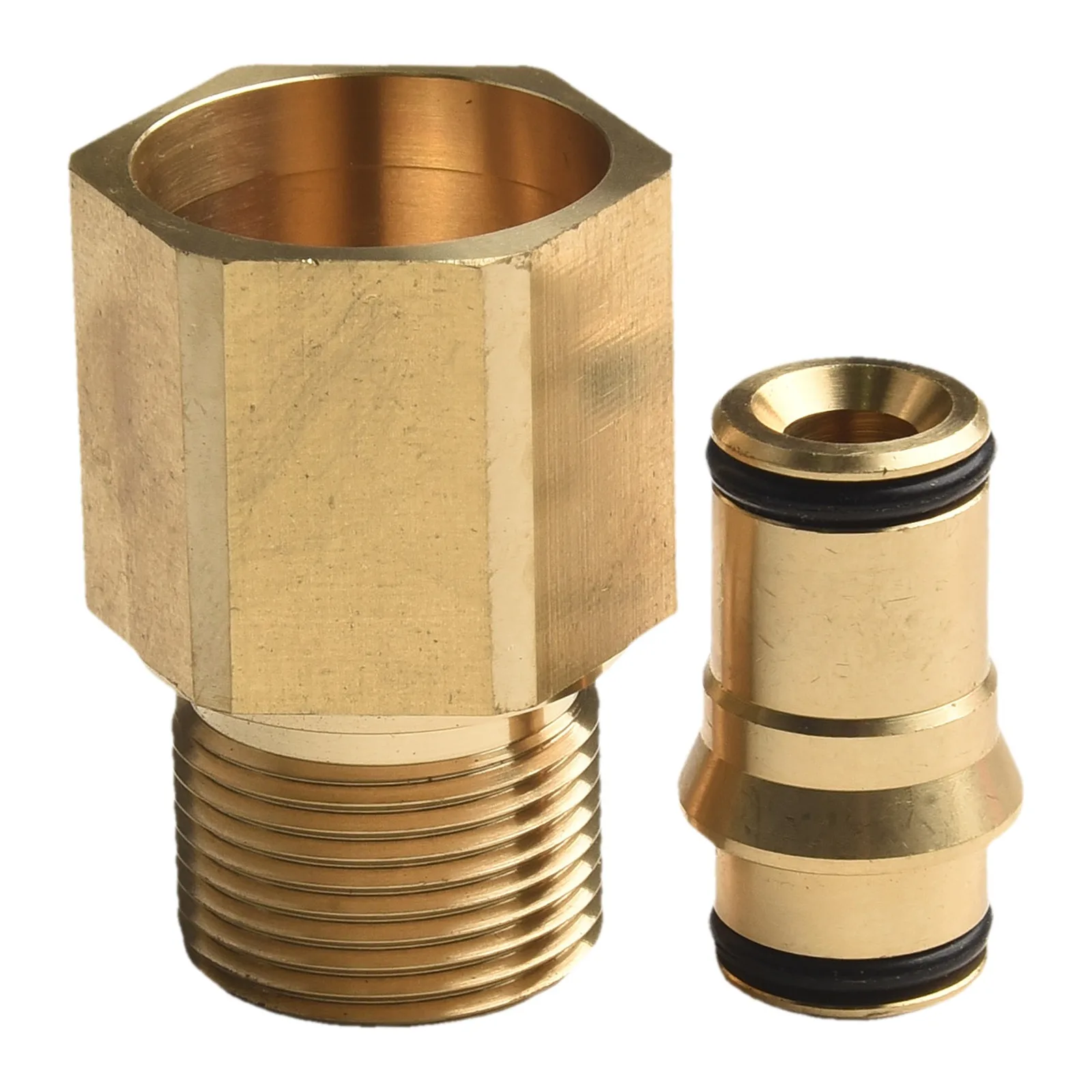 For Garden Hose Connection Approx. 44*27MM 1.73*1.06 In Brass Hose Adapter Compact Size Compatible With Cleaning Machines