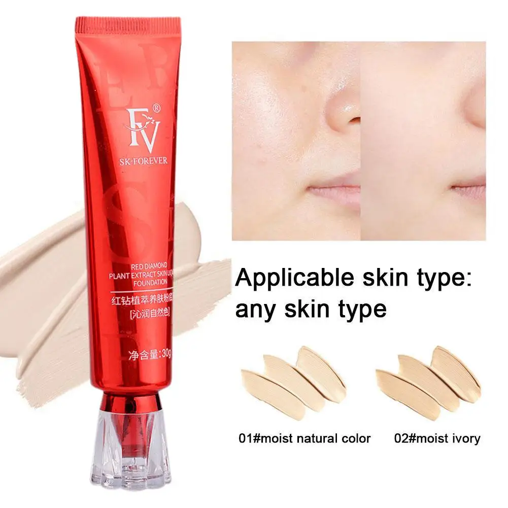 FV Original Ginseng Concealer Bird's Nest Polypeptide Skin Nourishing Cream Liquid Foundation Long-lasting Cosmetics Makeup