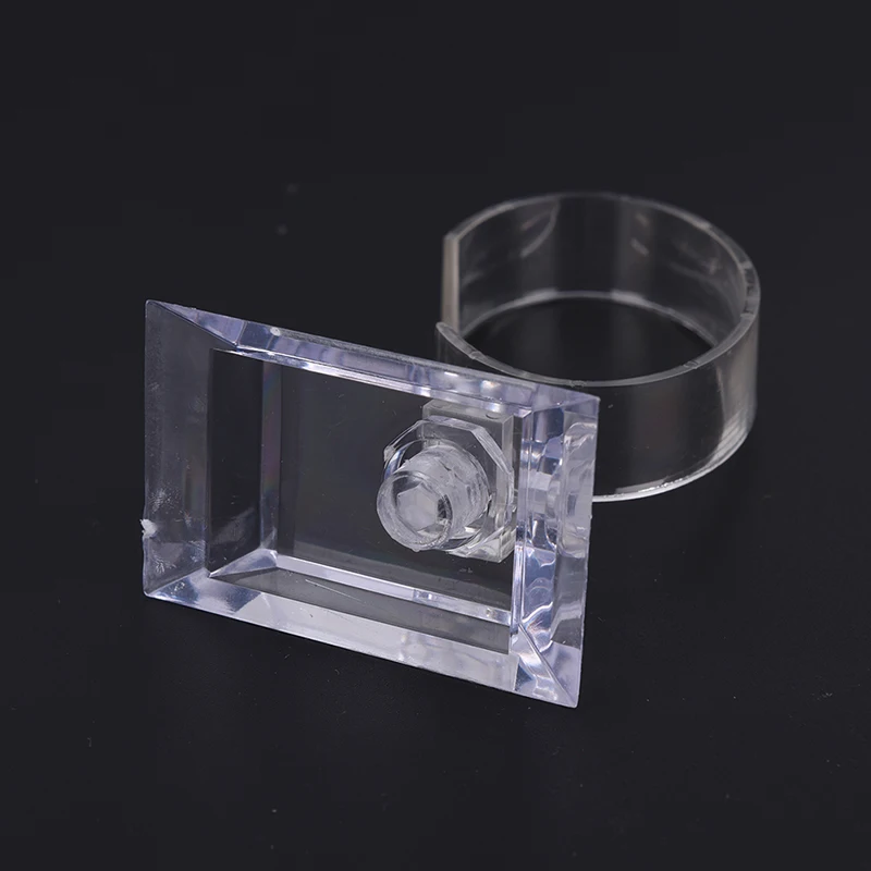 Estante de exhibición de reloj de pulsera de plástico, soporte de exhibición de caja de exhibición, herramienta de embalaje de joyería transparente, altura Total, 10CM, venta