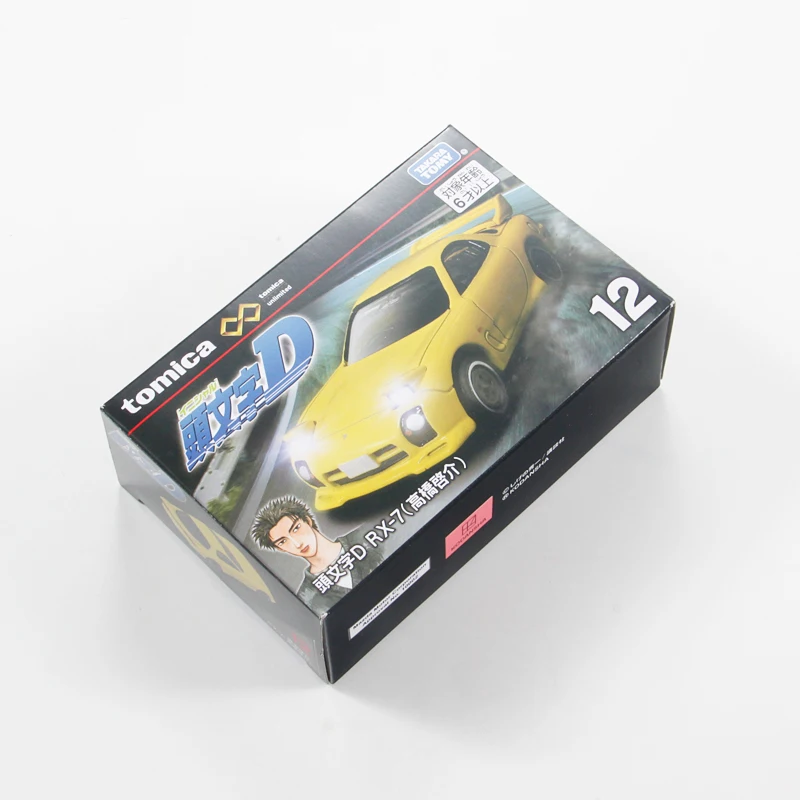 Takara Tomy Tomica Premium Unlimited TPU12 Initial D Mazda RX-7 FD Mini Diecast Alloy Model Car Gifts for Children Adults