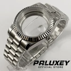 36MM/40MM High Quality Sapphire Crystal 316l Steel Watch Case And President Strap For Nh35 Nh36 Nh34 Automatic Movement MOD