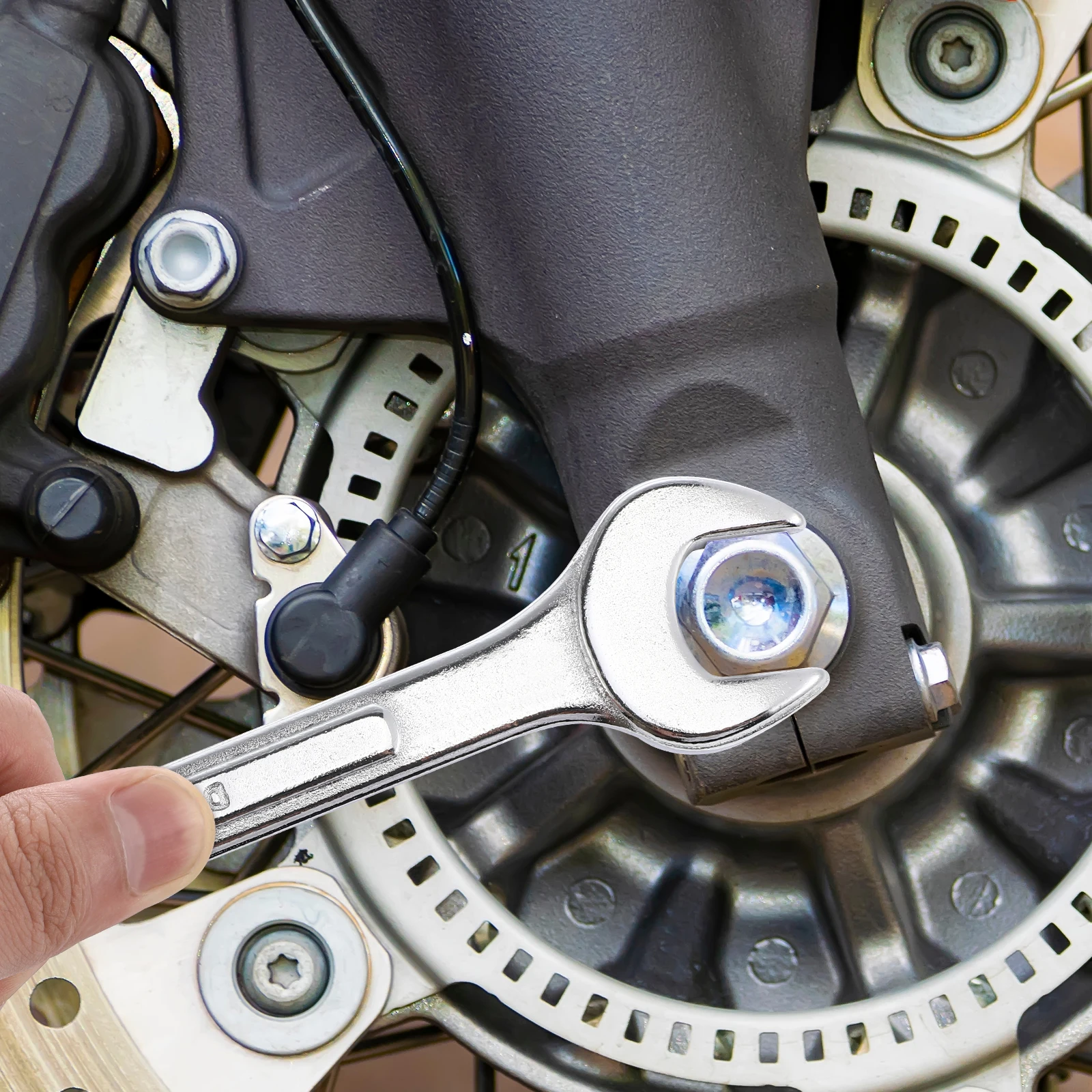 

14 Pcs Wrench Set Tool Kits for Mechanics Auto Maintenance Chrome Vanadium Steel Manual