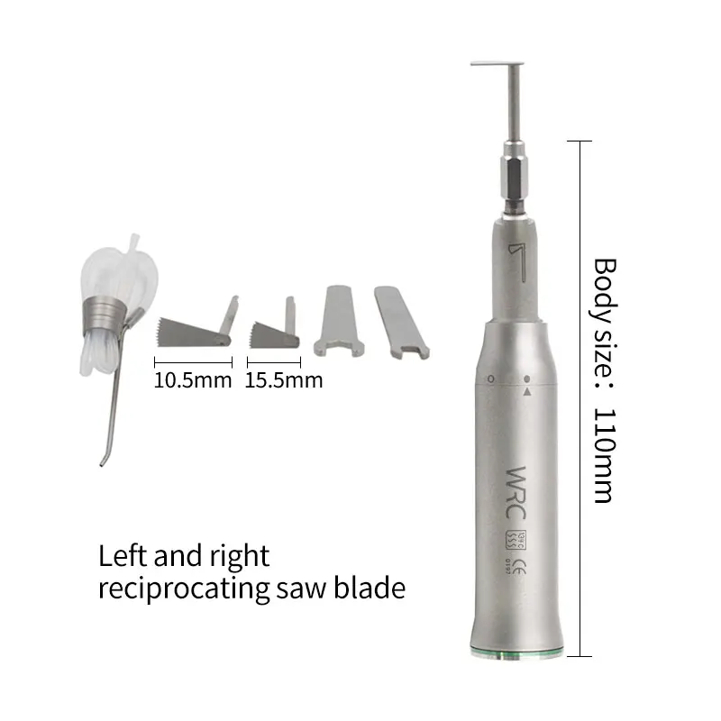 Dental Surgical Saw Handpiece Dental Reciprocating Oscillating Saw Blade Bone Harvesting and Cutting Handpiece for Implant Motor