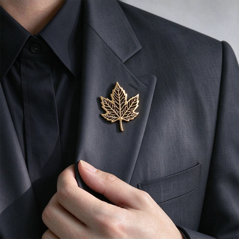 Custom Metal Logo Creative Brooch Personalised Pin With Photo For Suit Stainless Steel Pattern Brooches Company Member Souvenir