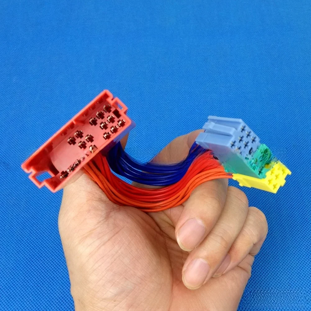 Car ISO 20Pin Plug-Connector Extension CD Harness Cable Adapter Cable Distributor For PASSAT For SKODA Automotive Accessories