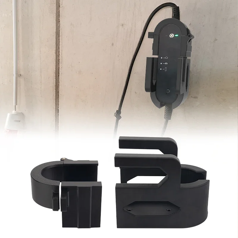 Wall Mount with Cable Bracket For Charger 3.6-11kW For Audi For Skoda iV For VW ID4 ID7 Cable Arrangement Holder Bracket