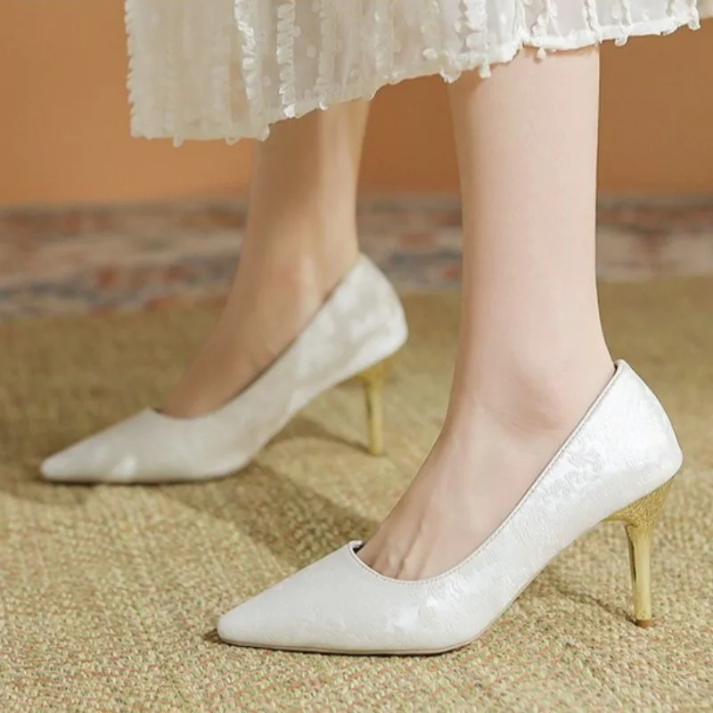 

Fashion New Pointed Toe Shallow Mouth Sexy/comfortable High Heels Spring/autumn Light/simple Women's Single Shoes