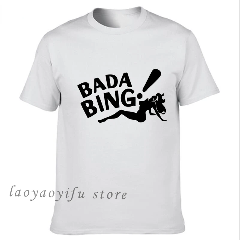 The Sopranos Bada Bing Fashion Men Tshirts Male Casual Short Sleeve Tops Men Clothing Summer Unisex Tee Ropa Hombre Camisetas