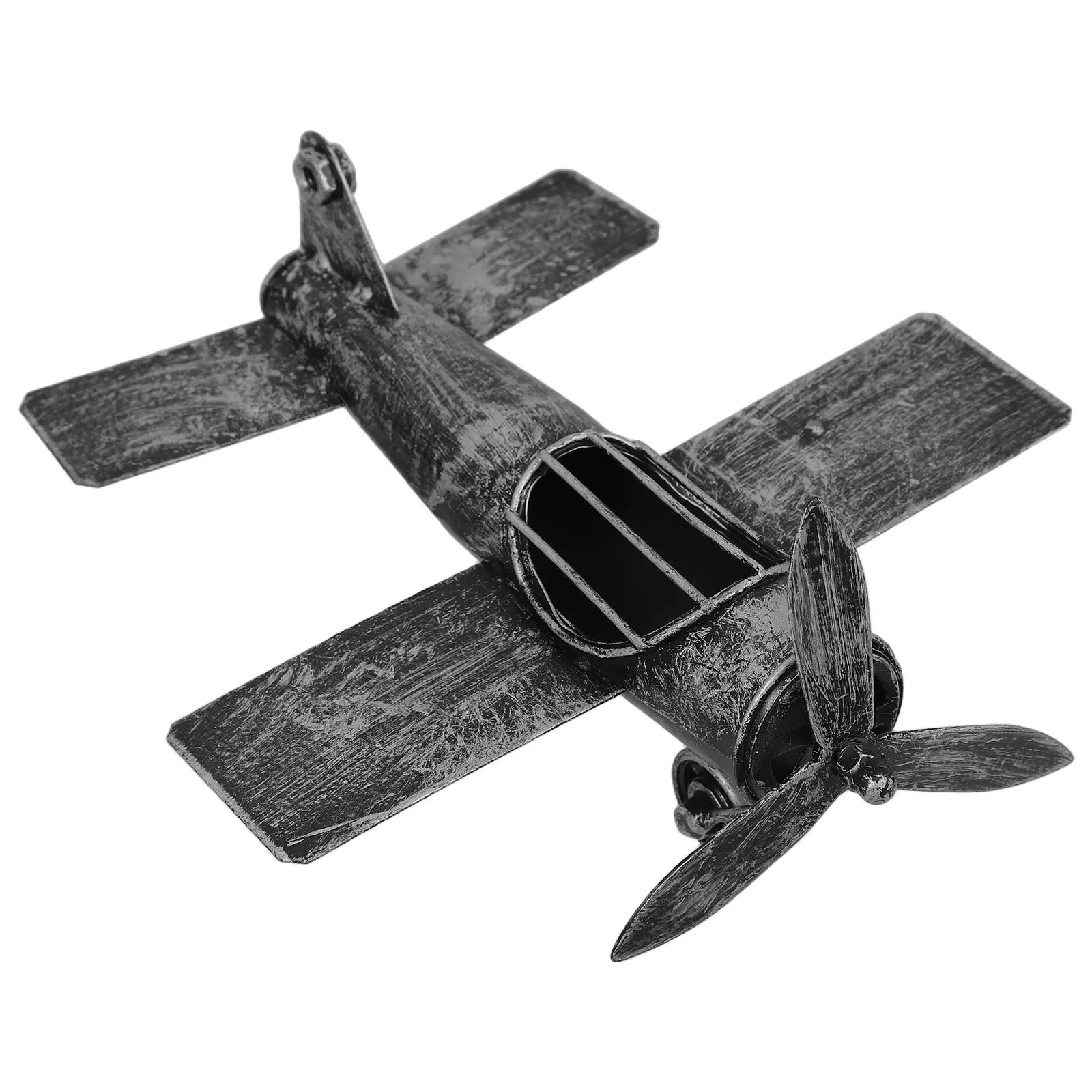 

Винтажный металлический самолет-истребитель: декоративная подставка для рабочего стола, ретро-украшение для дома, офиса, кабинета