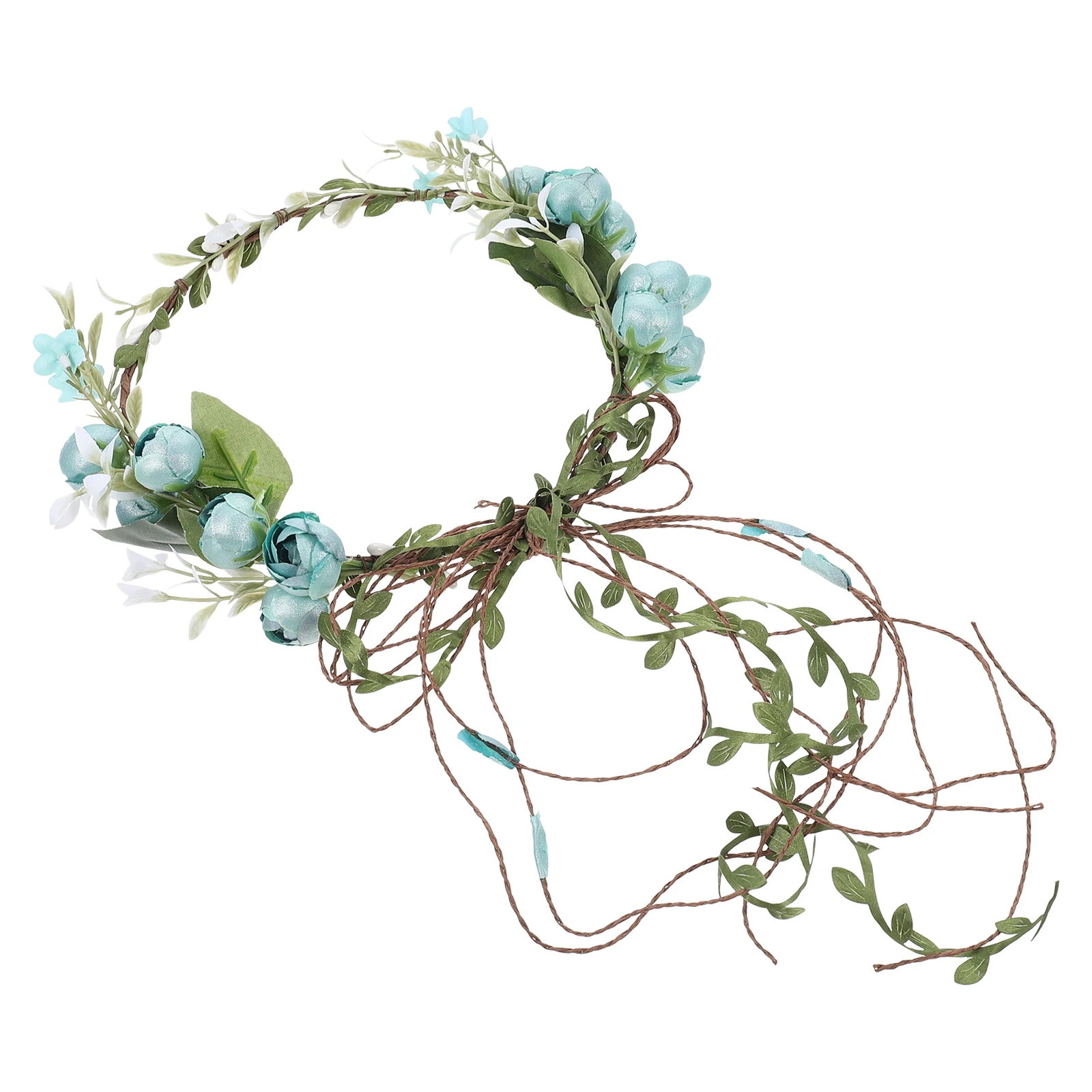 

Artificial Flower Hair Band Women Headband Bridal Headwear Ribbon Wedding Party Accessories Ultra Lightweight Comfortable Wear