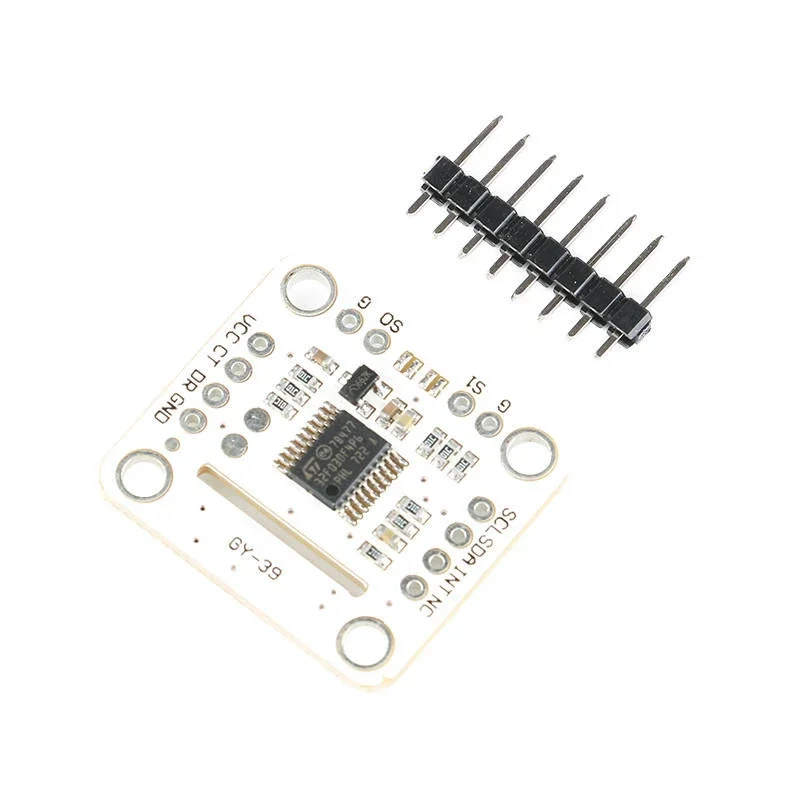 GY-39 อุณหภูมิความชื้นความดันบรรยากาศ/ความเข้มแสงเซนเซอร์โมดูล/MAX44009 + BME280