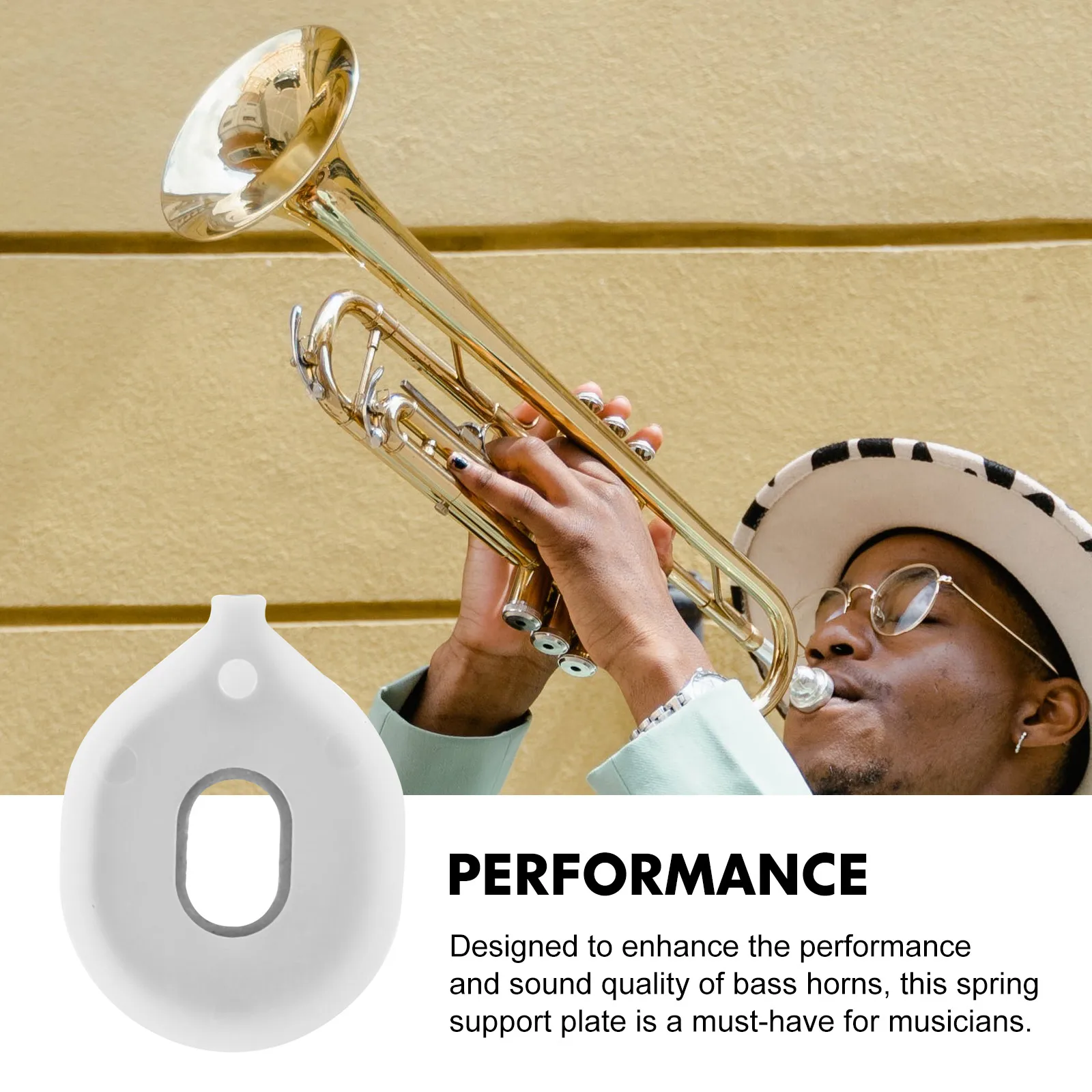 

6pcs Trumpet Valve Washers Bass Horn Accessories Durable Metal Plastic Replacement Parts For Musical Instruments Repair Tools