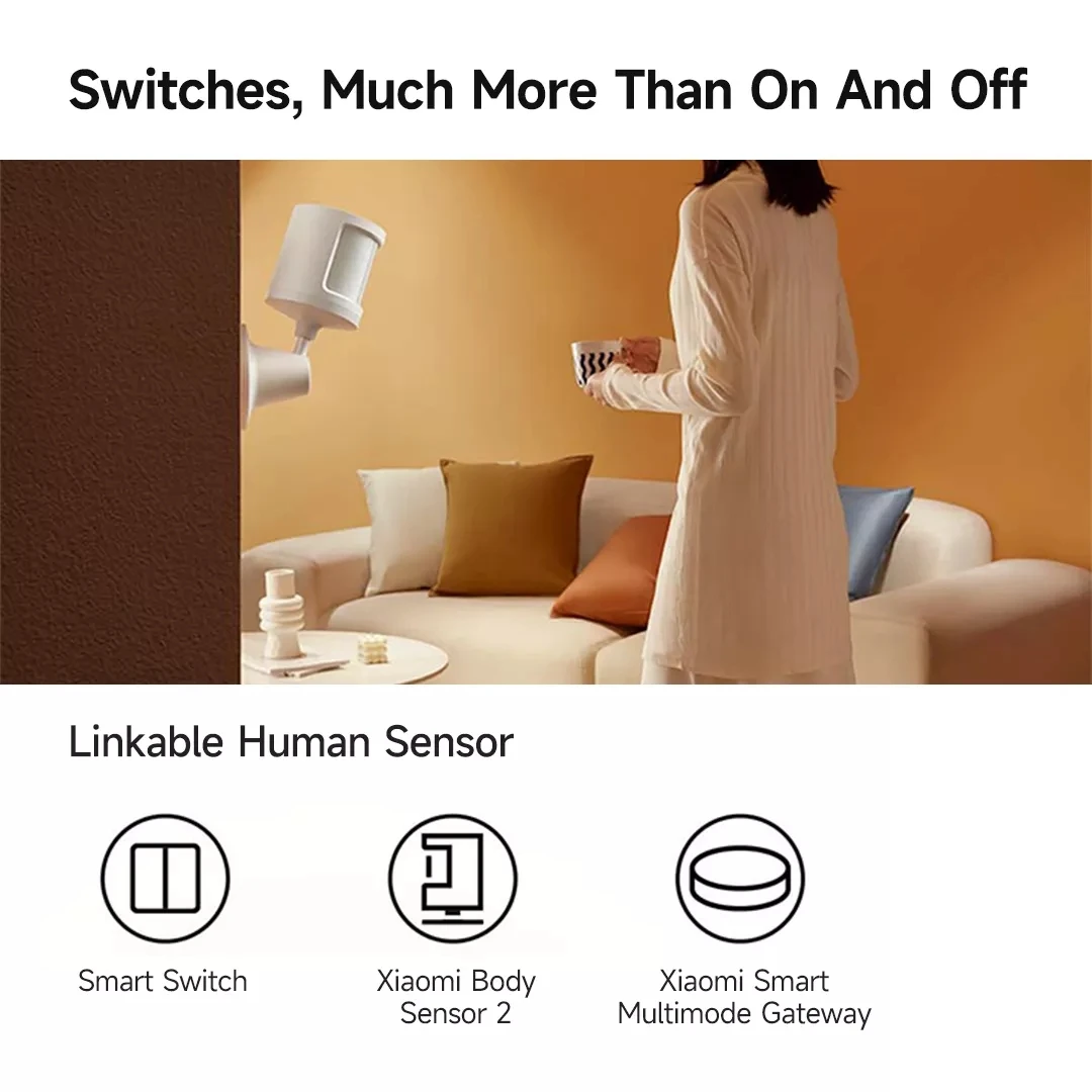 Xiaomi Mijia Wall Switch Mesh Smart Wireless Key Light Remote Control Zero Line Fire Wire With Neutral Switches Xiaomi Mi Home