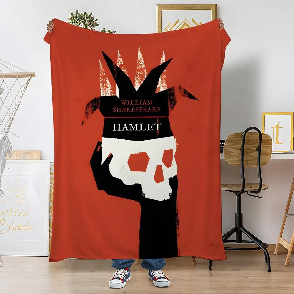 HamletS Throw Soft Coral Fleece Blanket 310gsm Fluffy Warm Throw for Sofa Bed Couch Bedroom Decor