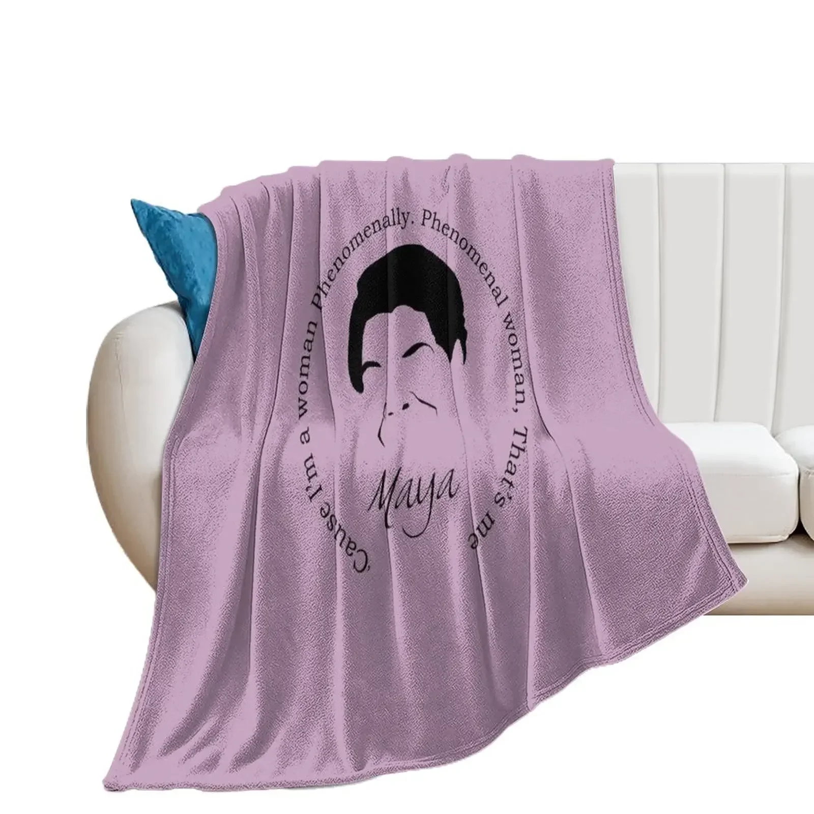 

Maya Angelou Quote Throw Blanket Blankets Sofas Of Decoration Thermal Blankets