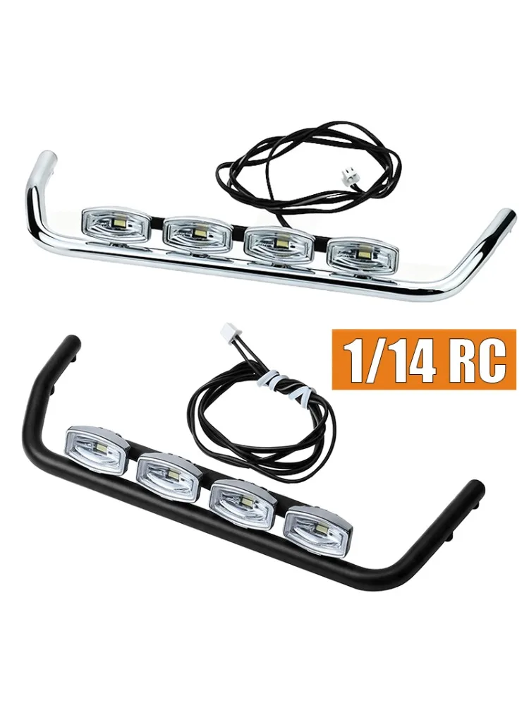 LED-Simulations-Dachmontierte 4er-Scheinwerfer für 1/14 Tamiya RC Truck ACTROS AROCS 3363 1851 für Scania 770S R620 für VOLVO FH16