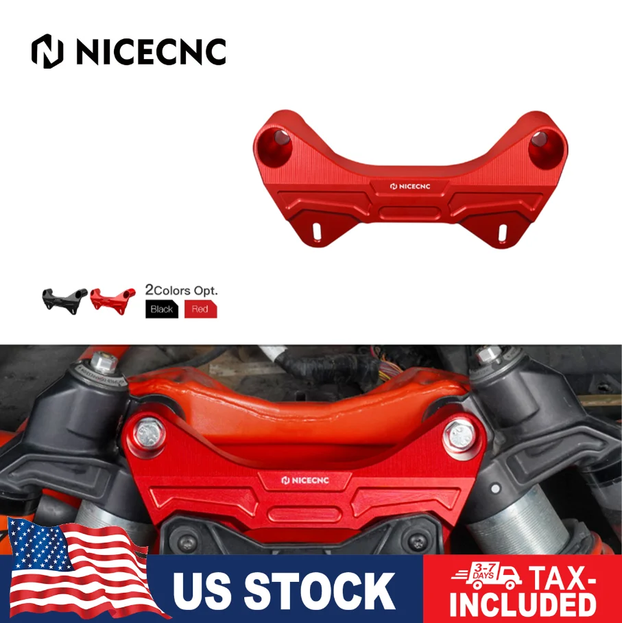 

NICECNC UTV X3 Front Upper Shock Brace For Can-Am Maverick X3 R 4x4 Turbo DPS Max 2017-2022 2020 High Quality Accessories
