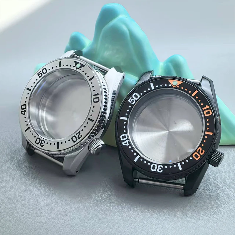 NH35 Case 42mm SPB185 Watch Case Sapphire Crystal Glass Fit for NH35 NH36 4R35 7S Movement SPB185 SPB187 Watch Case Refit Parts