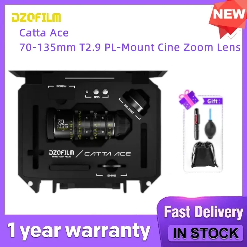 DZOFilm Catta Ace 70-135mm T2.9 PL-Mount Cine Zoom Lens